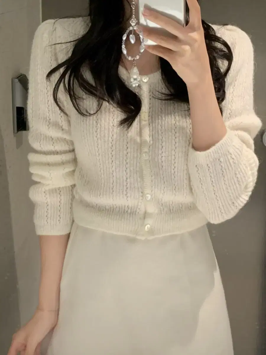 미네트 모아 알파카 가디건(moa cardigan)